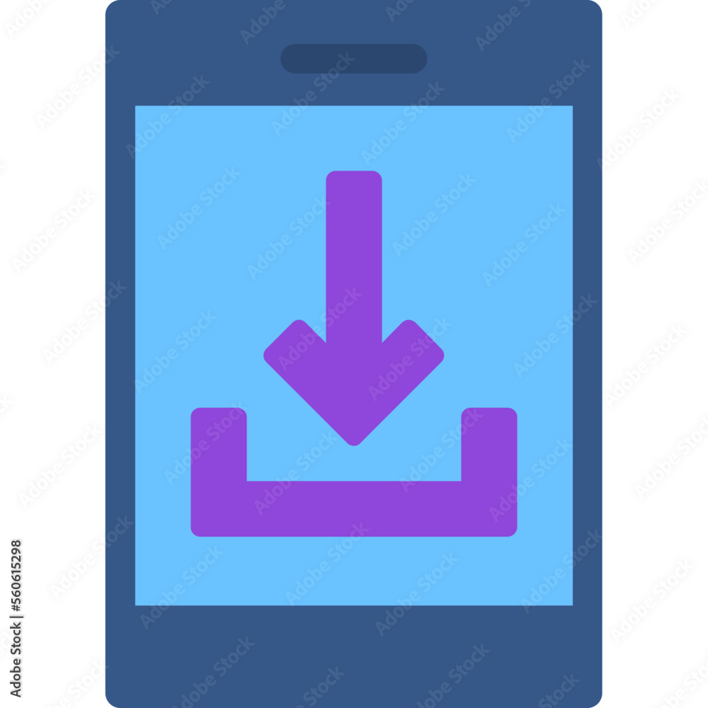 Fototapeta premium Download Icon