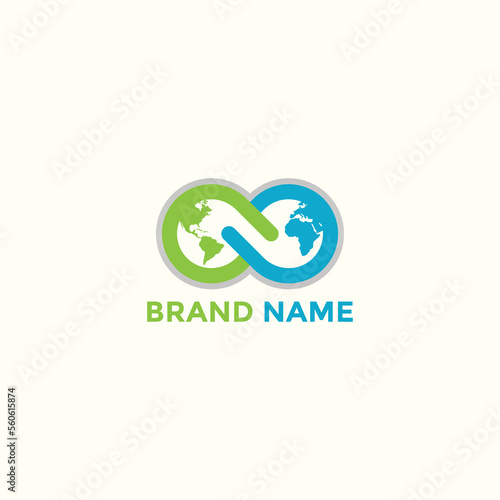 infinity world logo is perfect for any industry