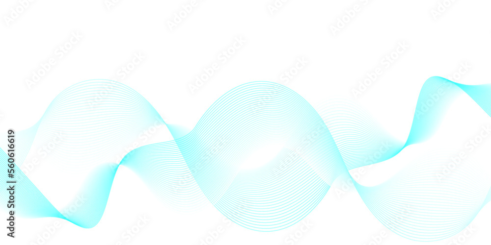 Abstract blue paper wave background and white or blue wave curve lines banner background design. Vector illustration. Modern template abstract design flowing particles wave backdground.