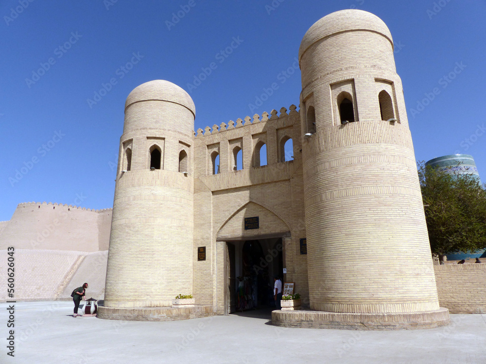Old gates of Khiva city