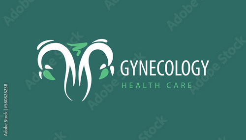 Logo for gynecology. Vector illustration