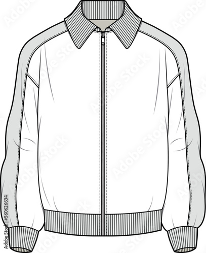 TRACK JACKET AND TOP FOR MEN AND BOYS WEAR VECTOR