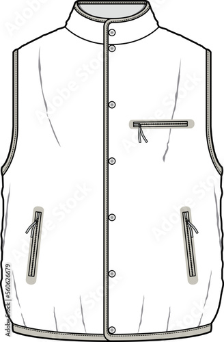 VEST FOR MEN AND BOYS WEAR VECTOR