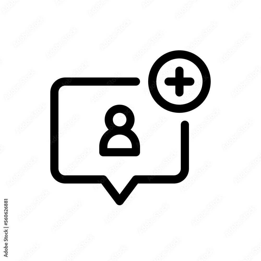 add user line icon add user line icon