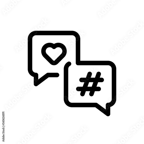 chat line icon