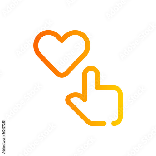 like gradient icon