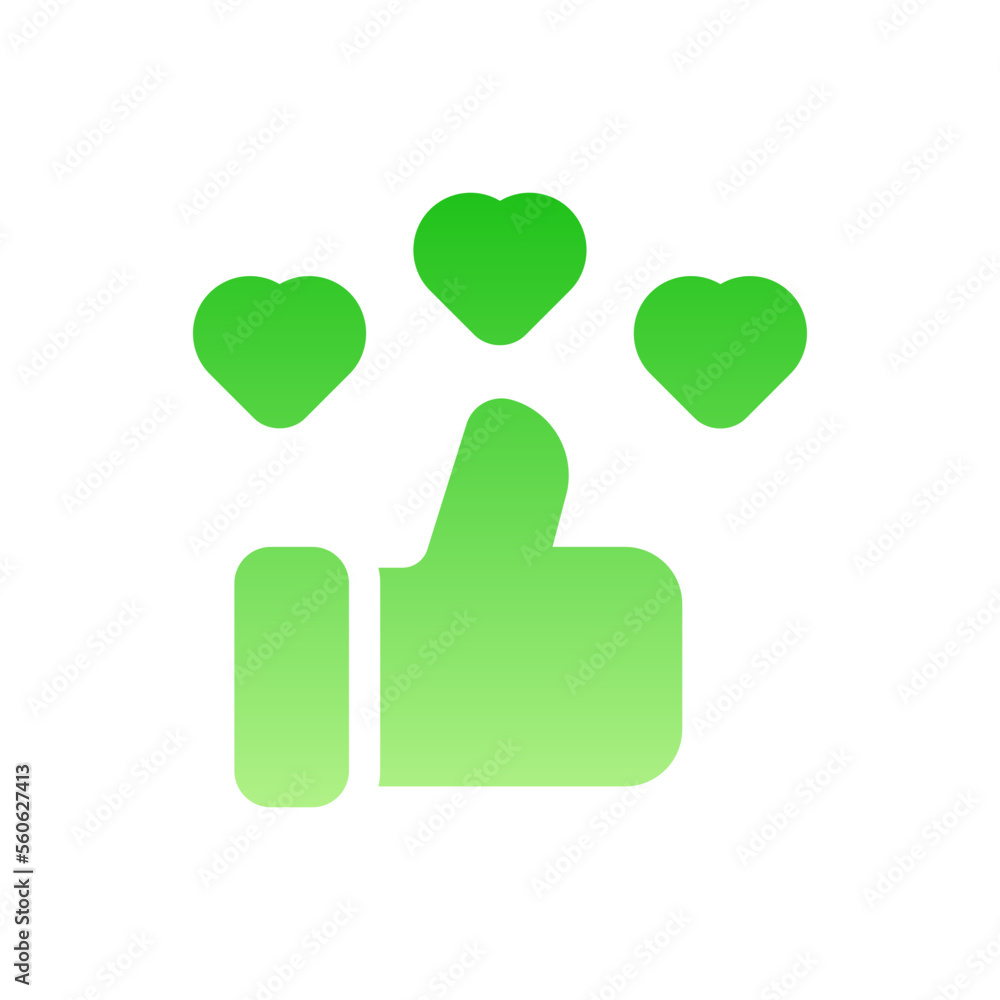 love flat gradient icon love flat gradient icon