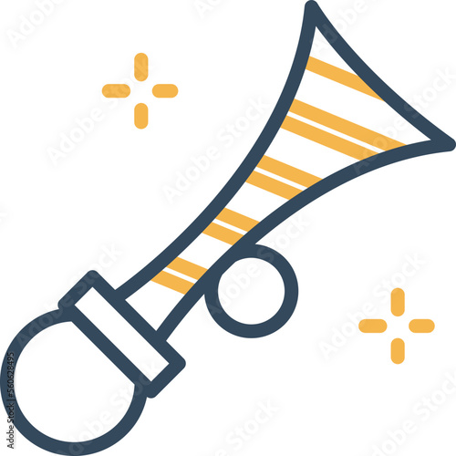 Party horn Vector Icon

