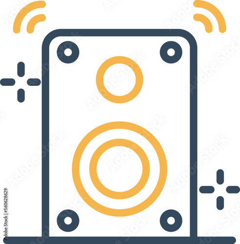 Party Woofer Vector Icon
