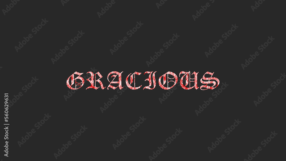 Gracious text background