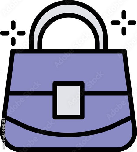 Hand Bag Vector Icon
