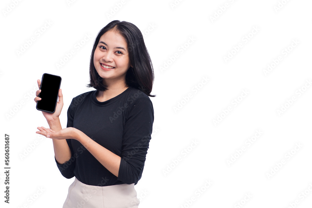 Young Business Woman Holding Mobile Phone Young Business Woman Holding Mobile Phone