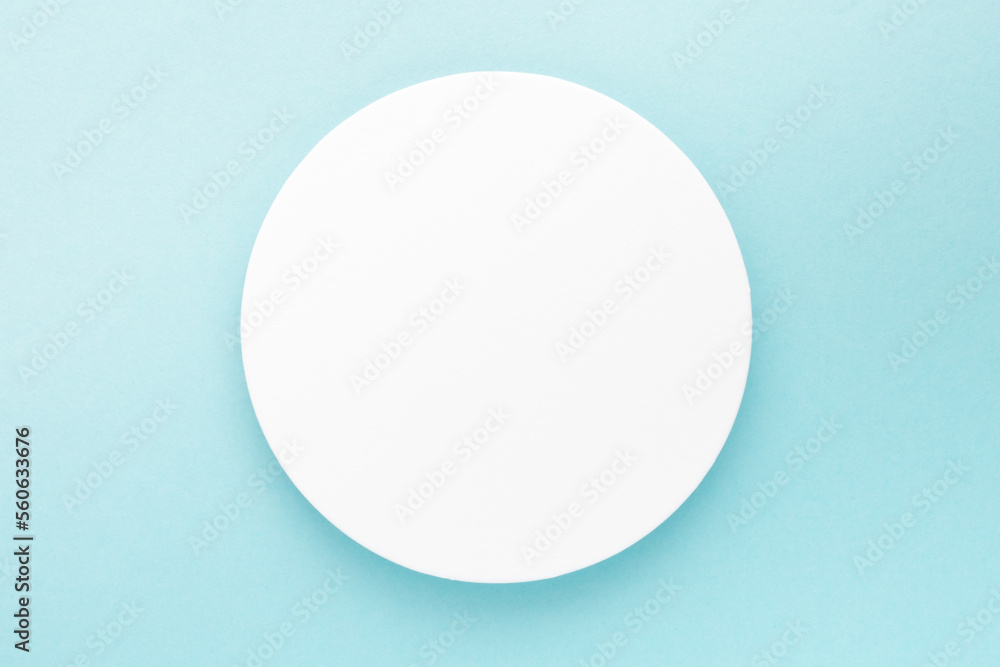 Fototapeta premium 白い丸い紙