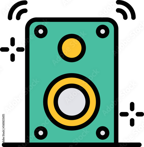 Party Woofer Vector Icon

