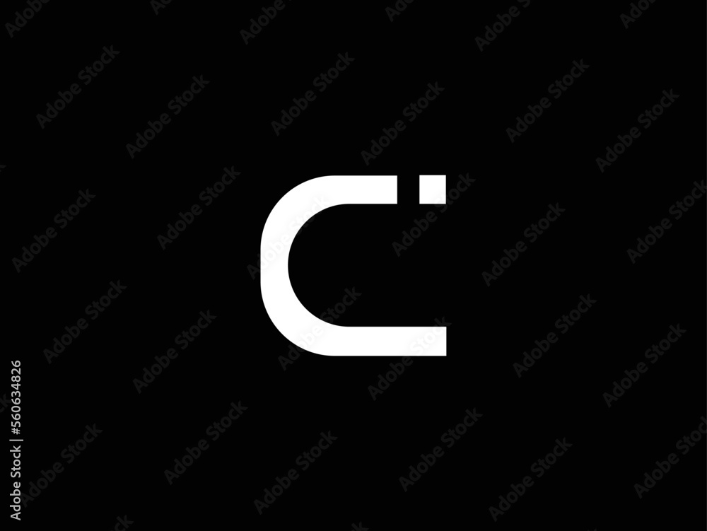 Creative Minimalist Letter CI Logo Design , Minimal IC Monogram Creative Minimalist Letter CI Logo Design , Minimal IC Monogram