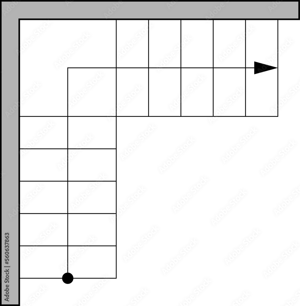 Stair For Floor Plan Top View Icon For Interior Project Architectural stair-for-floor-plan-top-view-icon-for-interior-project-architectural