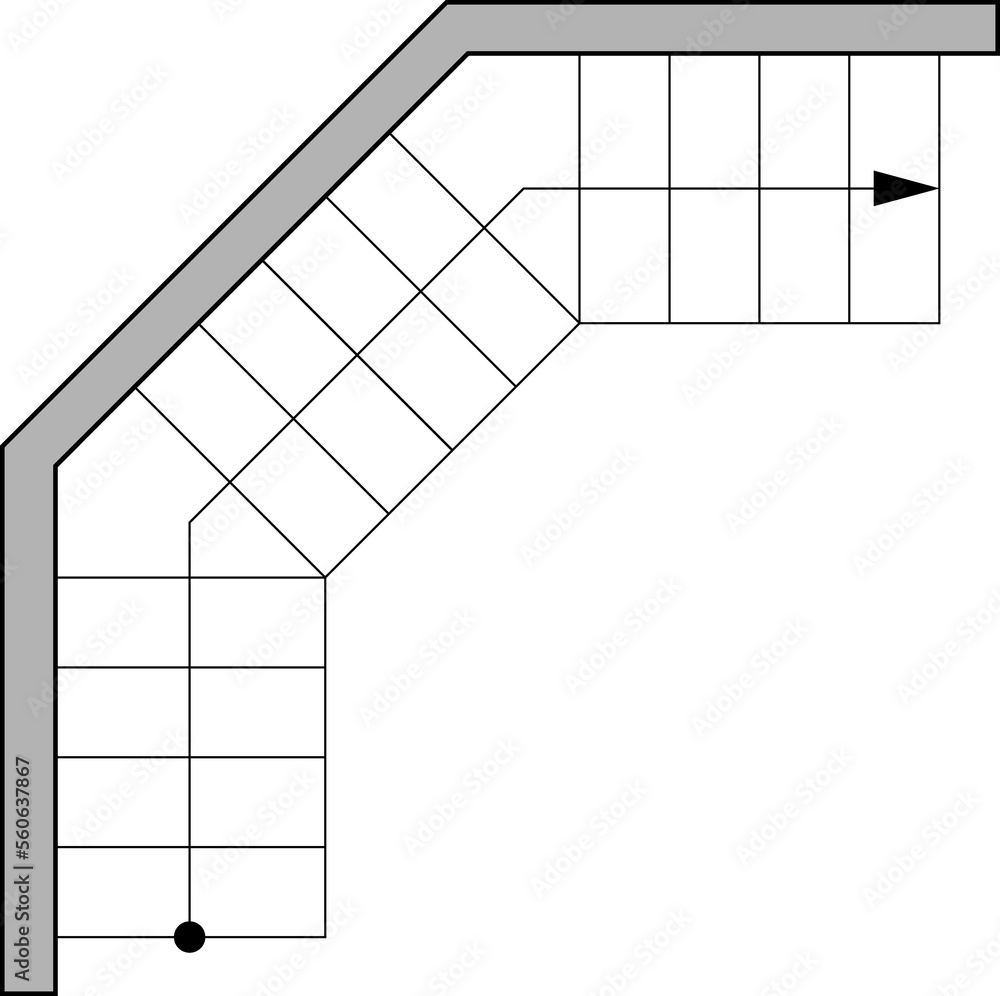 Stair For Floor Plan Top View Icon For Interior Project Architectural stair-for-floor-plan-top-view-icon-for-interior-project-architectural