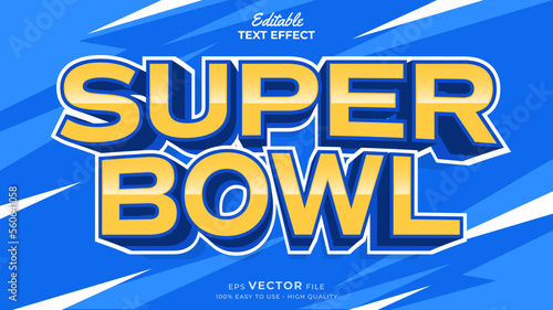 Editable Text Effects for American Football Sports Events Team
