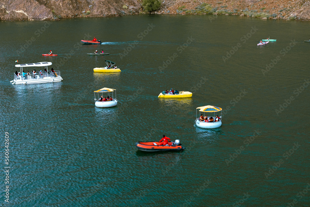 Fototapeta premium boat on the river