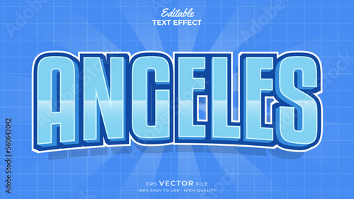 Editable Text Effects for American Football Sports Events Team