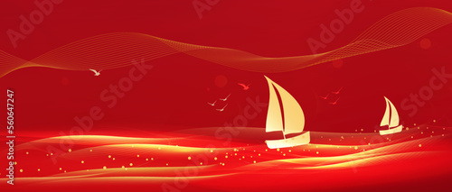 sailboat in the sea