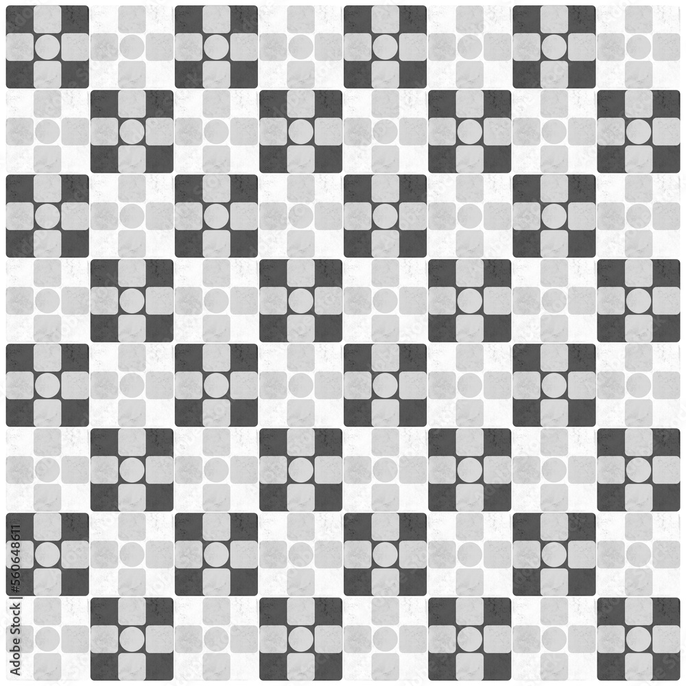 Black and White Pattern, geometric design tile Black and White Pattern, geometric design tile
