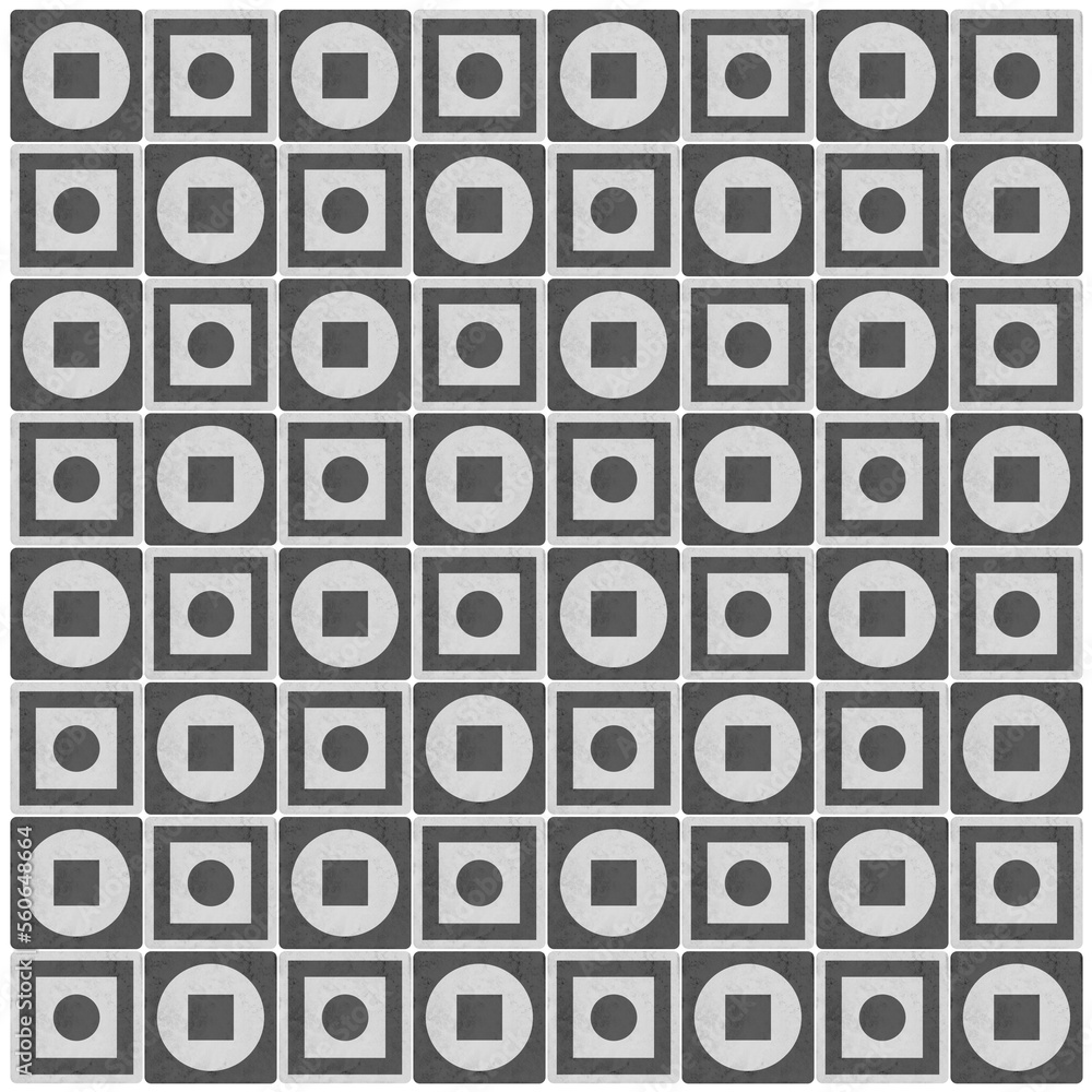 Black and White Pattern, geometric design tile Black and White Pattern, geometric design tile