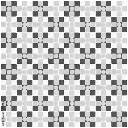 Black and White Pattern, geometric design tile