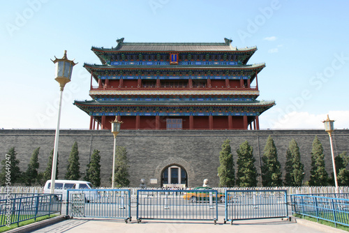 gate (zhengyangmen) in beijing (china)  photo