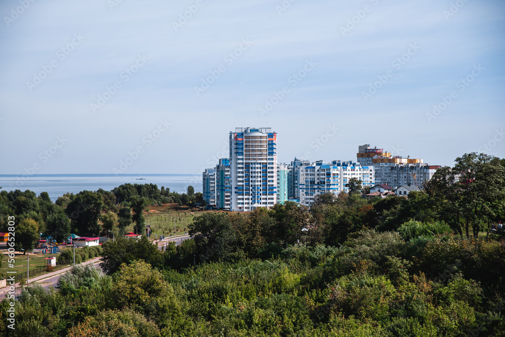 Fototapeta premium Ukraine Cherkasy, summer city September 18, 2018