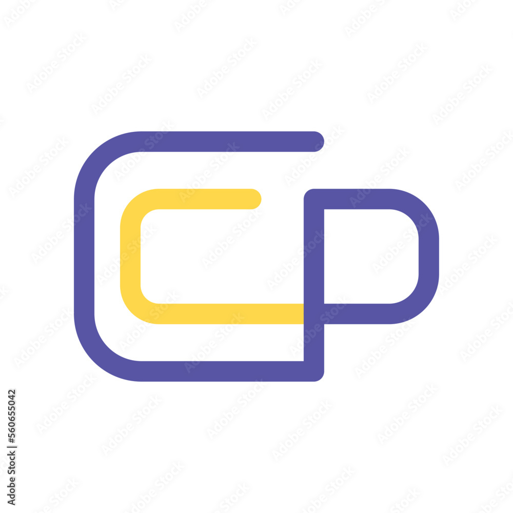 alphabet c and p logo vector illustration eps alphabet c and p logo vector illustration eps