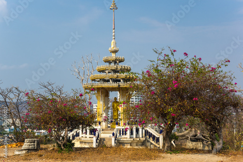 Buddhist temple on Mount Khao Takiab in Hua Hin, Thailand