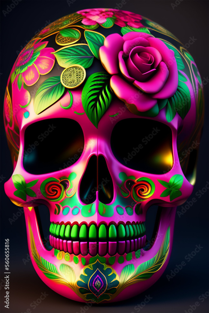 skill with a skull skill with a skull