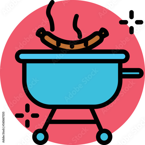 Barbeque Vector Icon
