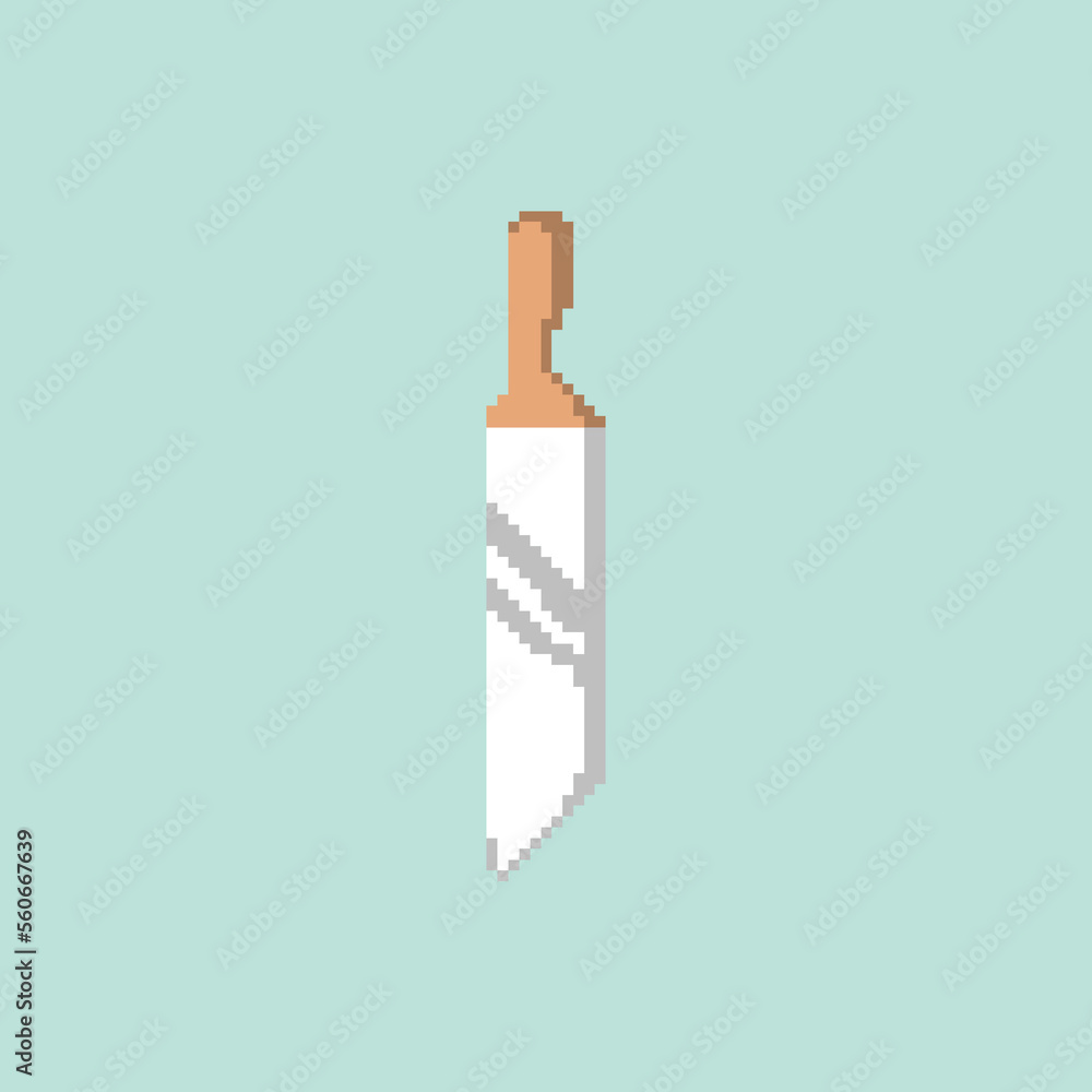 illustration vector graphic of pixel art knife good for your project and game. illustration vector graphic of pixel art knife good for your project and game.