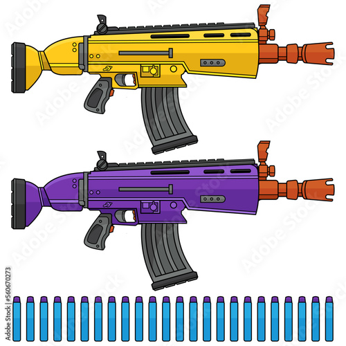 child toy gun vector