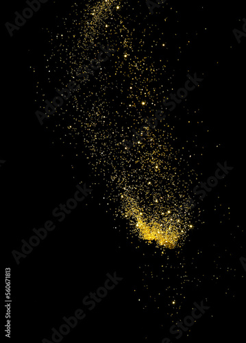 Explosion Paillettes d'or 