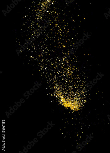 Explosion Paillettes d'or
