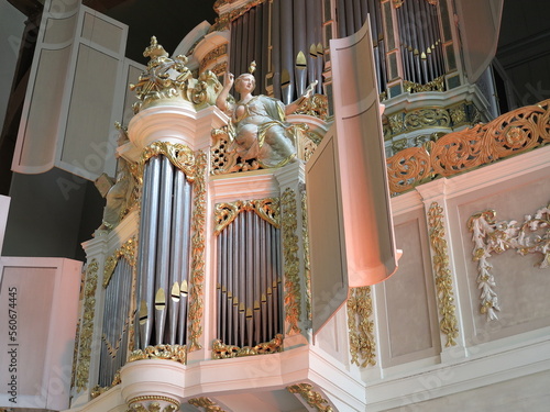 Amsterdam Walloon Church Organ Close Up, Netherlands