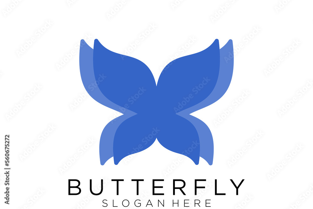 Creative Butterfly vector logo template. Beauty salon - sign creative illustration.