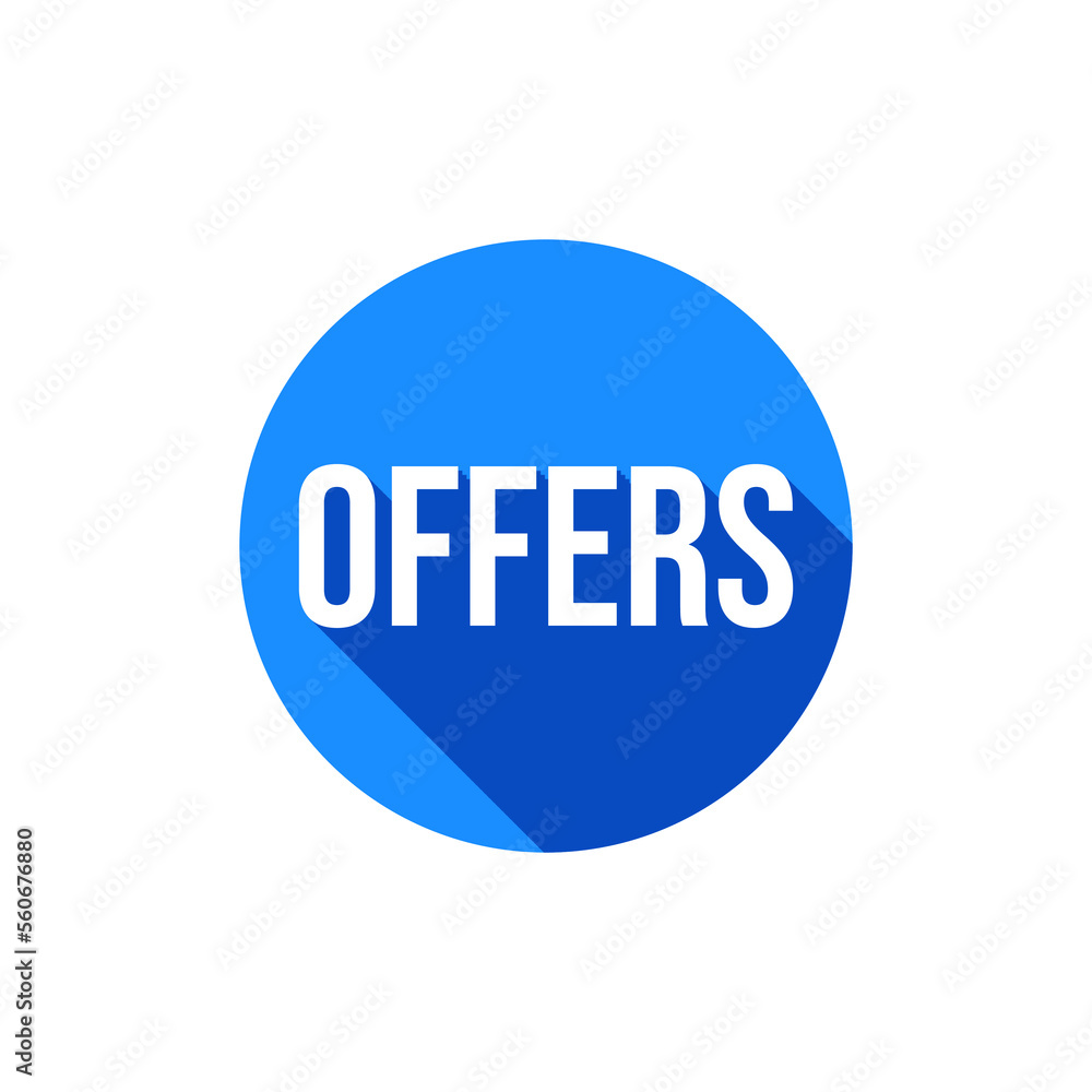 Offers company business job icon label sign design vector Offers company business job icon label sign design vector