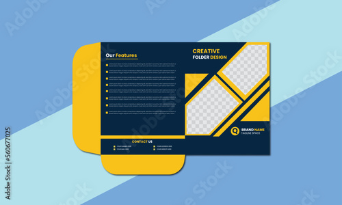  creative file folder design template.