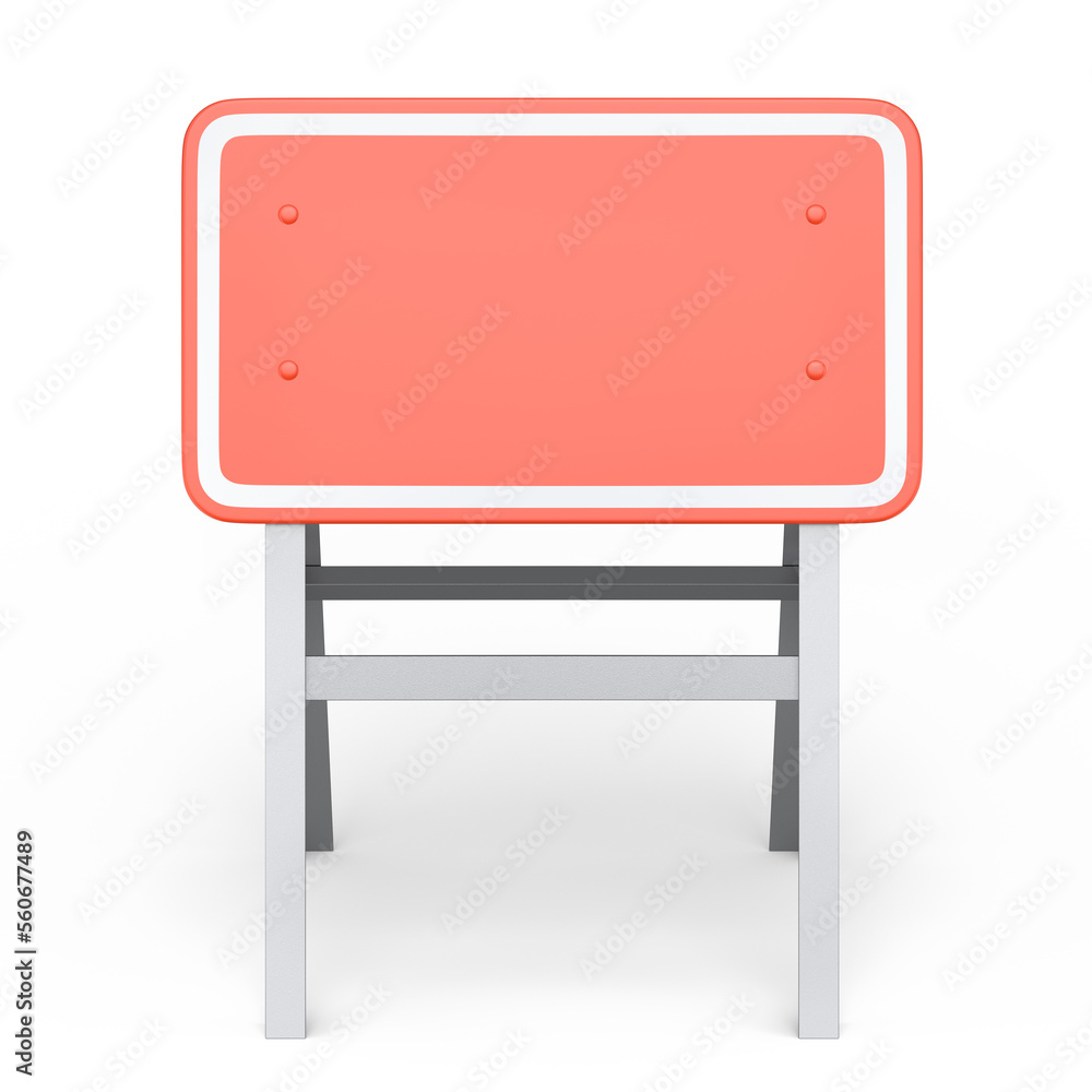 Road traffic signs on stand isolated on white background. Road traffic signs on stand isolated on white background.