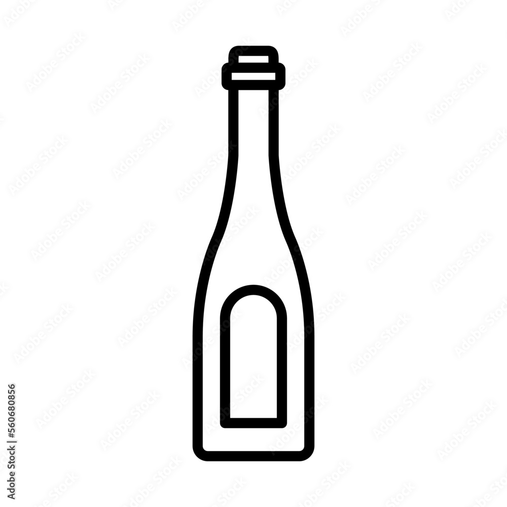 wine bottles, icon, line, design,flat, style,trendy collection,template wine bottles, icon, line, design,flat, style,trendy collection,template
