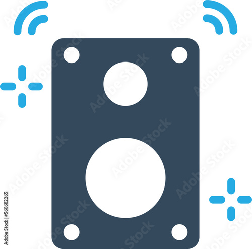 Party Woofer Vector Icon
