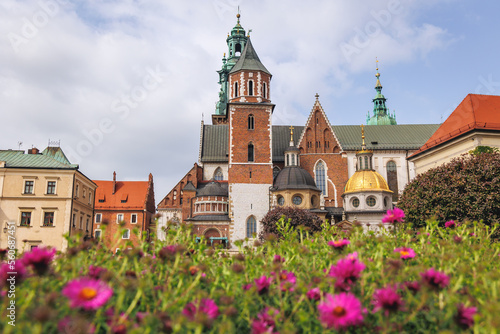 Cathedral of Wawel Royal Castle in Krakow city, Lesser Poland Voivodeship of Poland