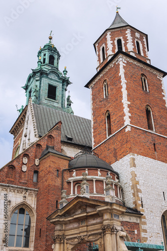 Cathedral of Wawel Royal Castle in Krakow city, Lesser Poland Voivodeship of Poland © Fotokon