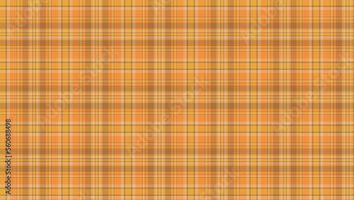 seamless plaid pattern with orange , brown , yellow ,dark brown and white color background