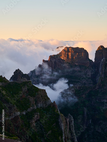 Mountain View over the clouds, Areeiro Madeira