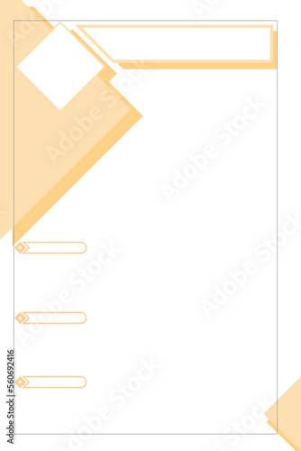 vector graphic of simple envelope or rectangle pattern background with shadow effect suitable for power point, flyer, cover, promotion, book, report, lesson, personal data, internship